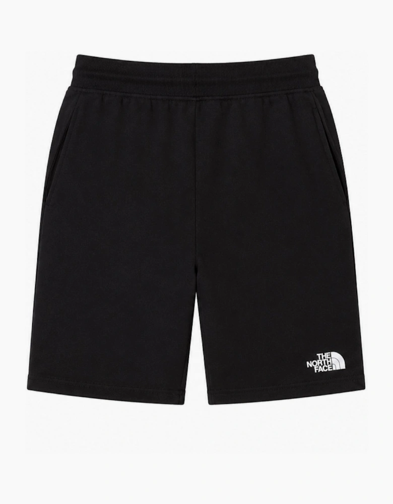 The North Face Mens Standard French Terry Shorts in Black