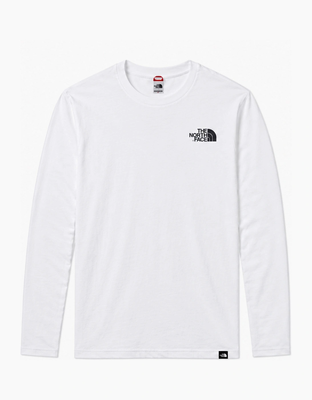 The North Face Mens Long Sleeve Easy T-shirt in White