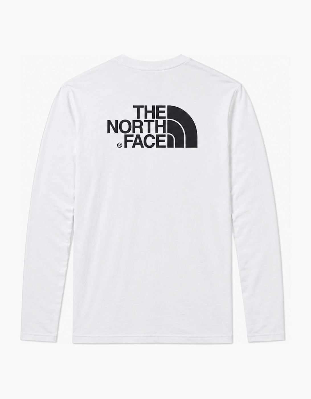 The North Face Mens Long Sleeve Easy T-shirt in White