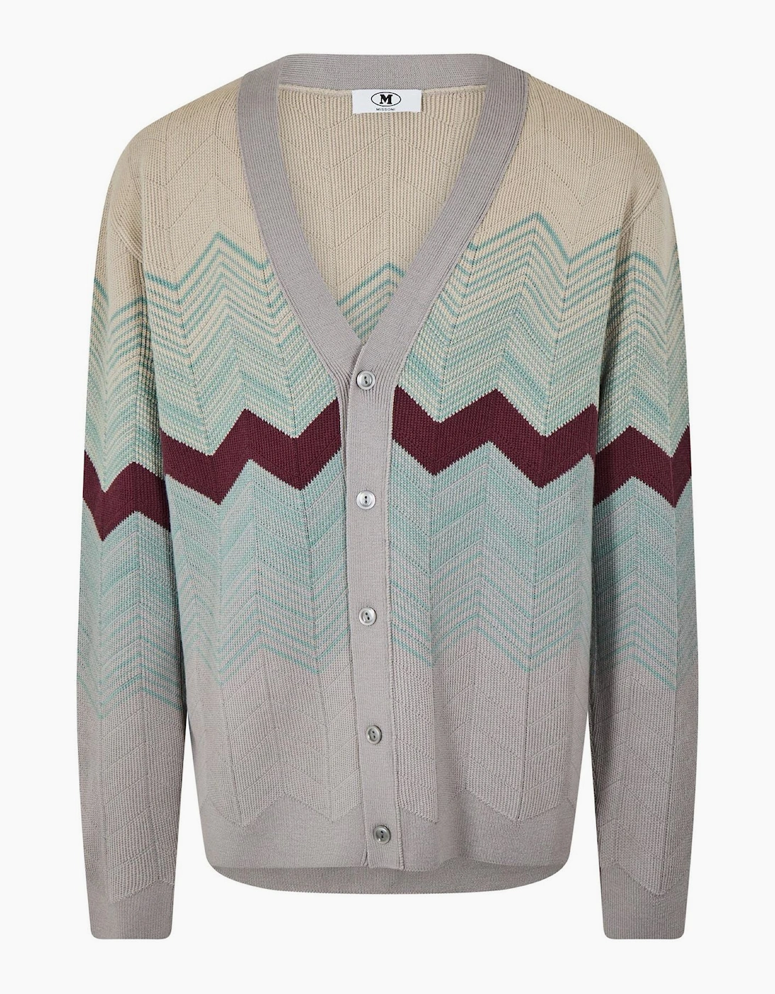 Unisex Adults Stripe Cardigan, 3 of 2