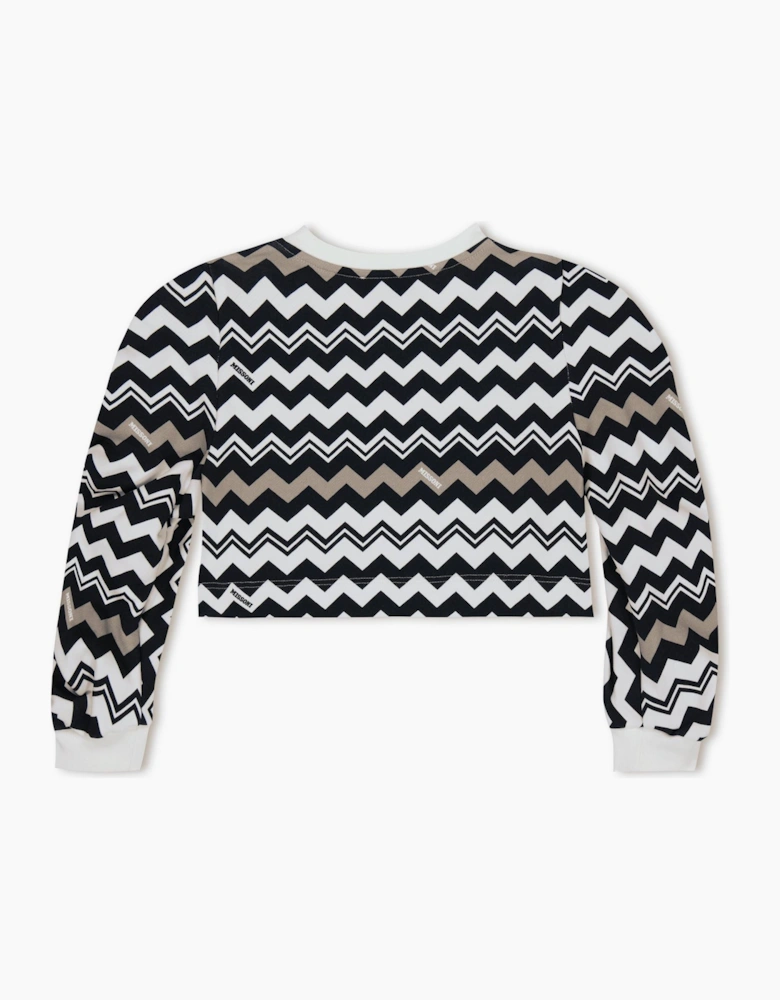 Kids Zigzag Crew Sweatshirt