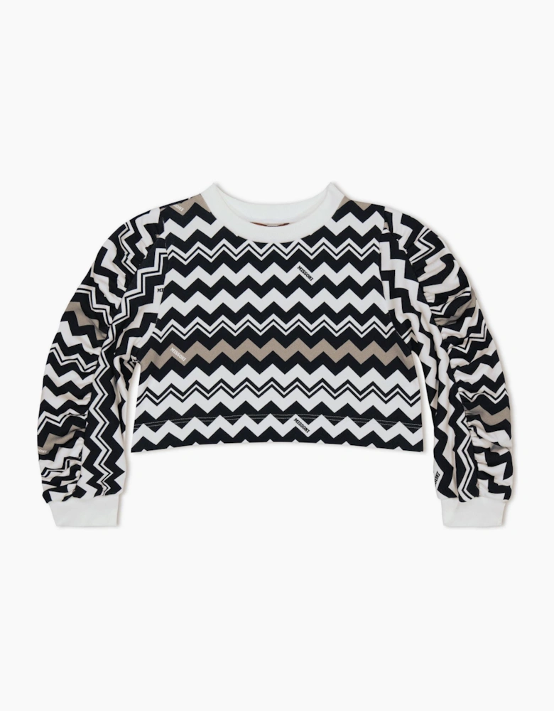 Kids Zigzag Crew Sweatshirt