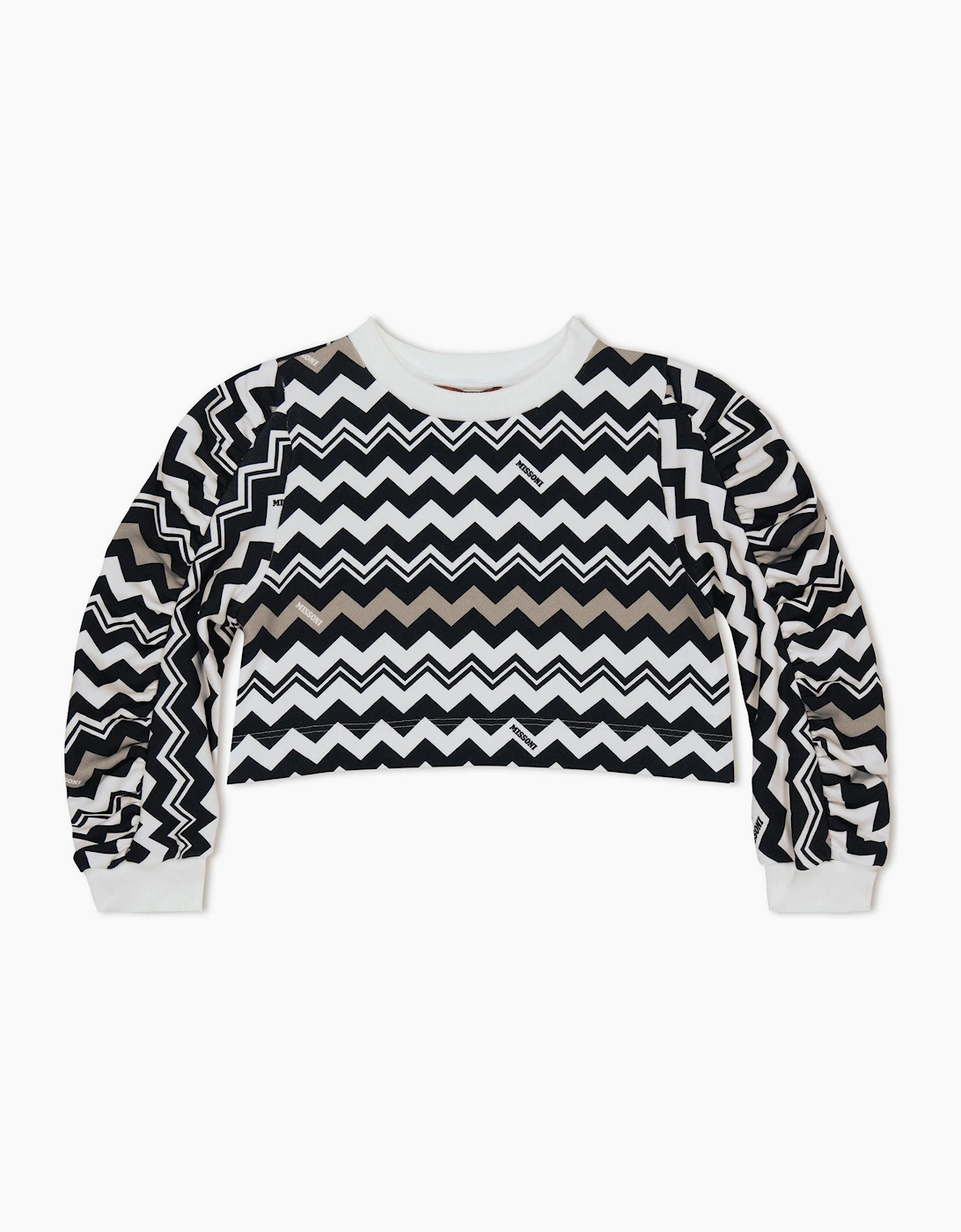 Kids Zigzag Crew Sweatshirt, 3 of 2