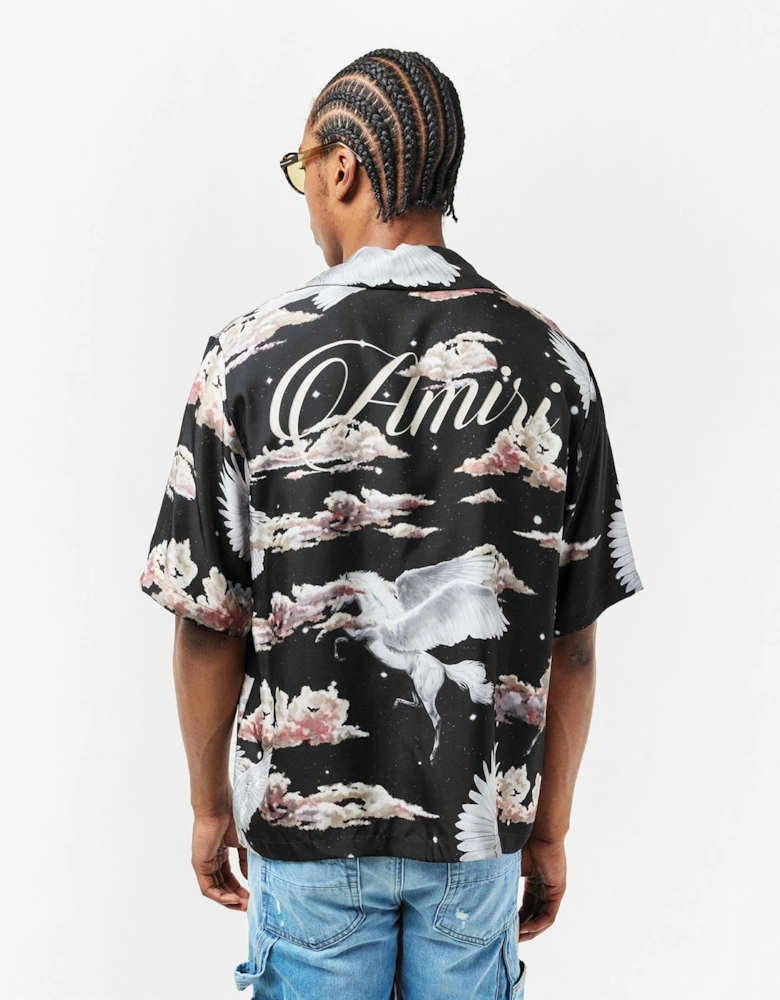 Pegasus Short Sleeve Bowling Shirt