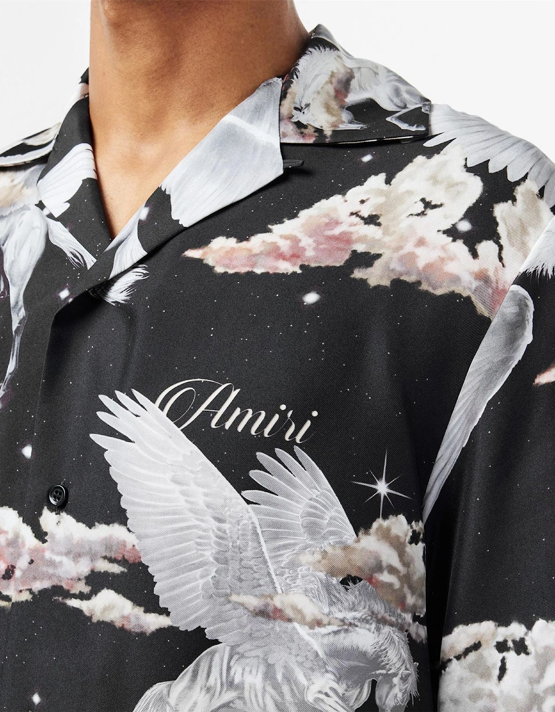 Pegasus Short Sleeve Bowling Shirt