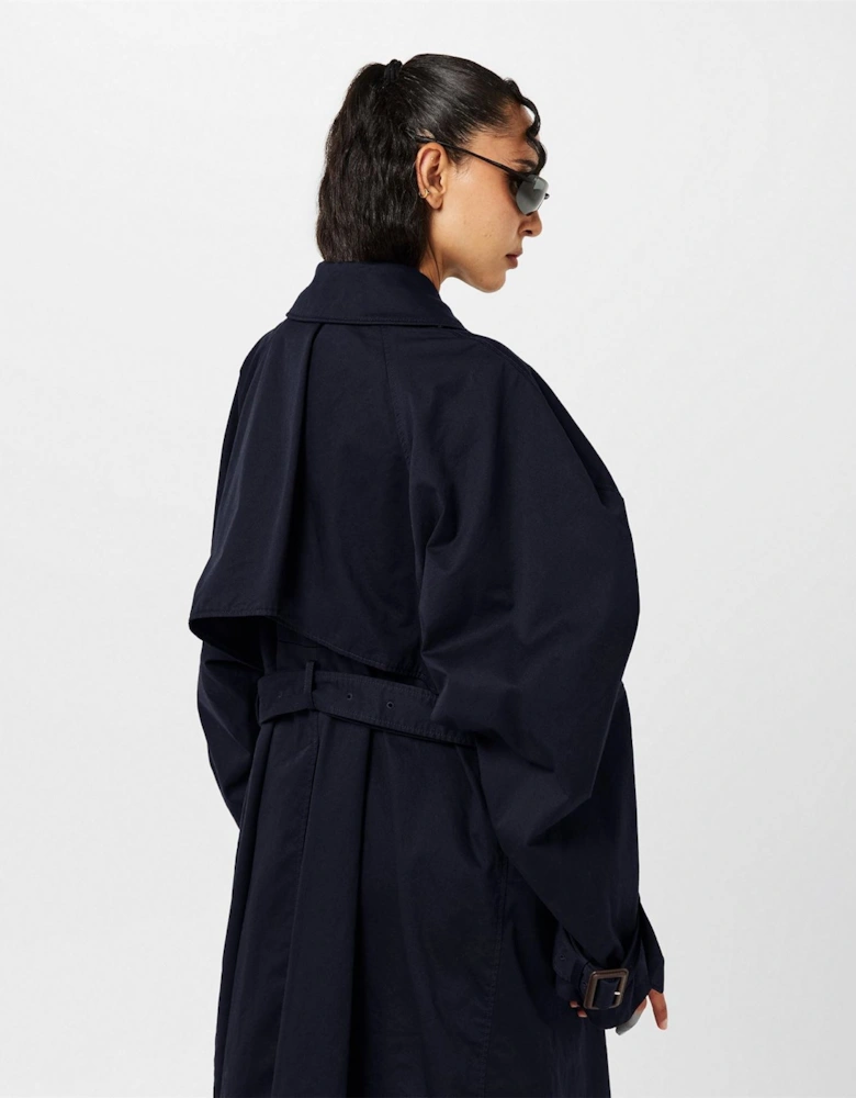 Womens Oversized Water Resistant Trench Coat