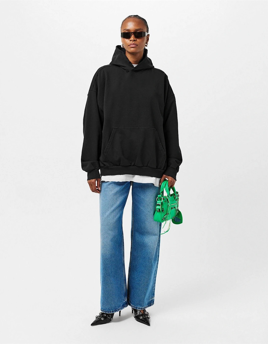 Womens Oversized Pull Over Hoodie