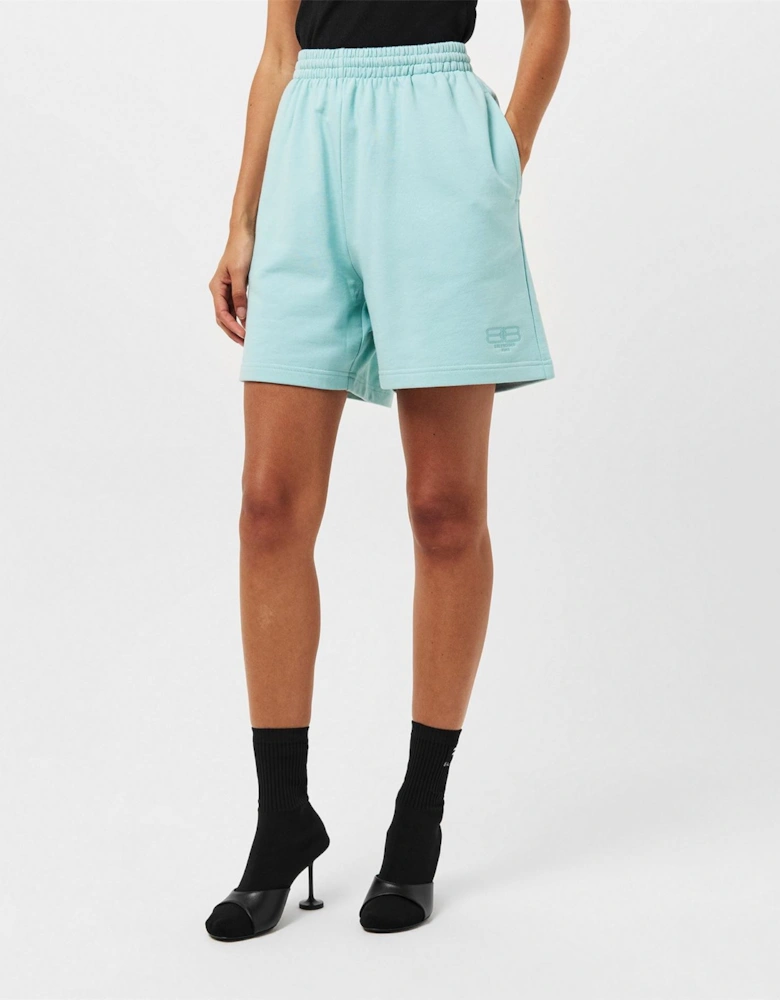 Womens Stretch Fleece Jogger Shorts
