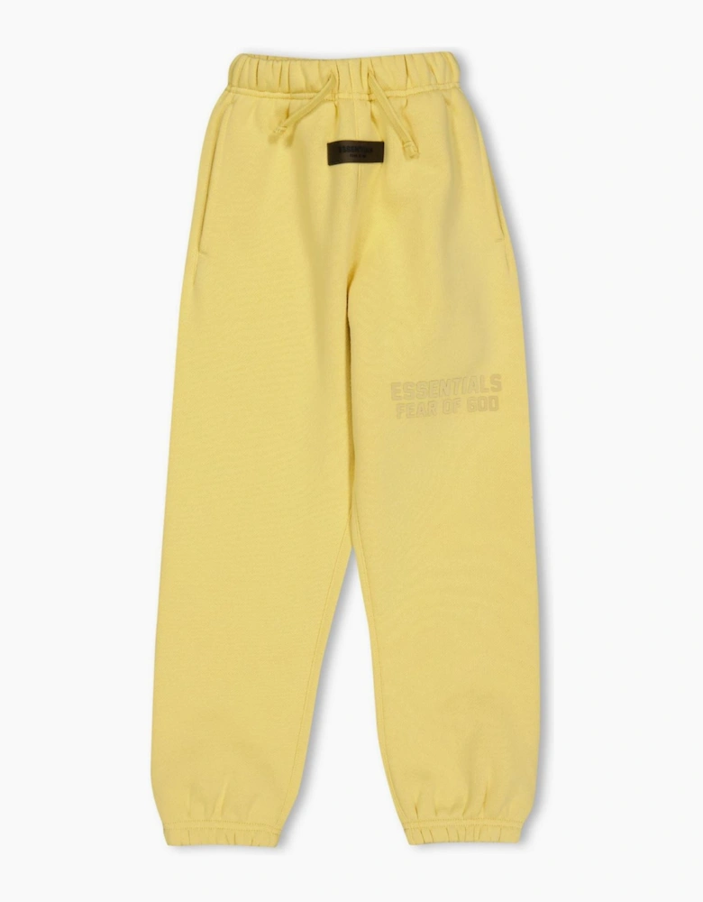 Unisex Kids Closed Hem Fleece Jogging Bottoms