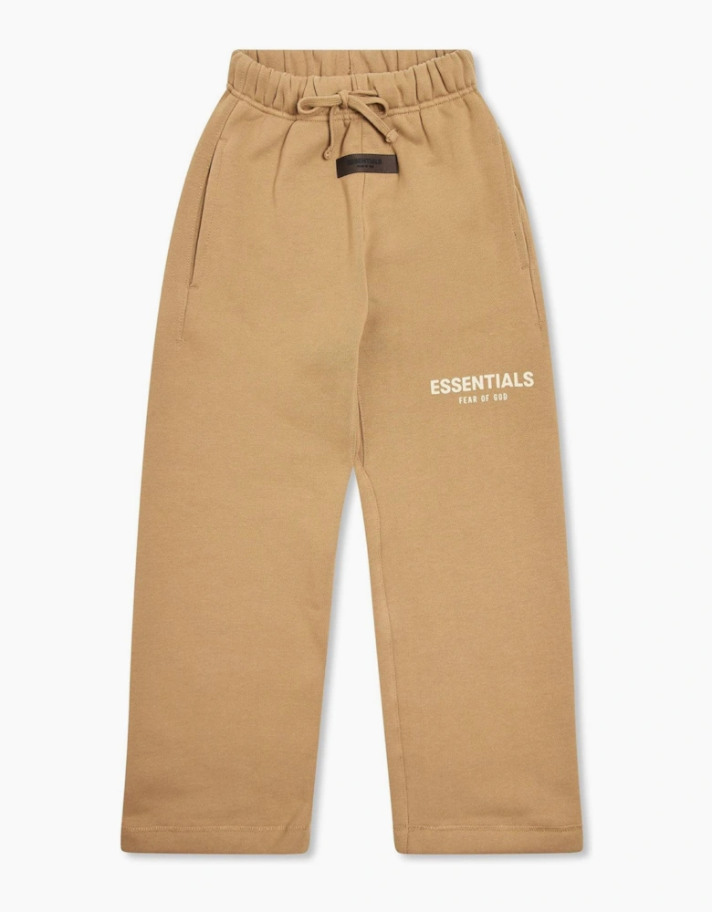 Kids Relaxed Sweatpant Closed Hem Fleece Jogging Bottoms