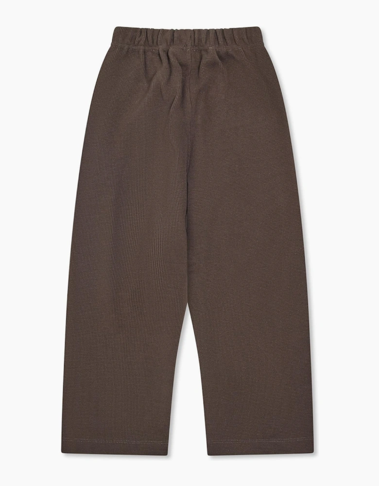 Unisex Kids Relaxed Closed Hem Fleece Jogging Bottoms