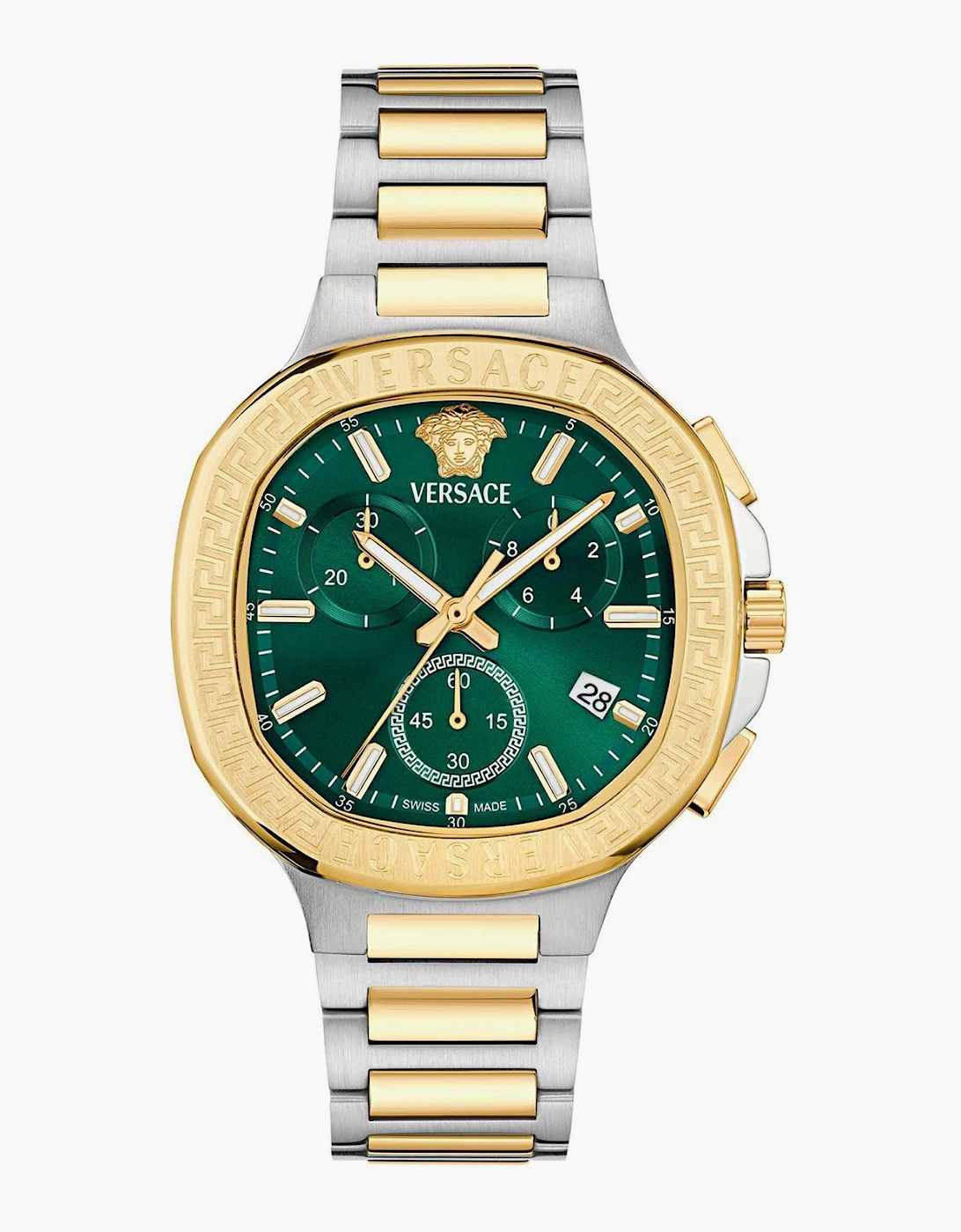 Versace Men's Multi Square Analogue Quartz Watch - Size One Size