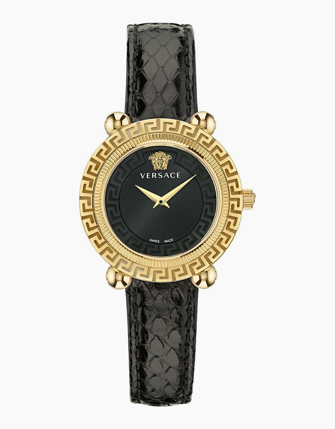 Versace Men's Gold Greca Twist Analogue Quartz Watch - Size One Size
