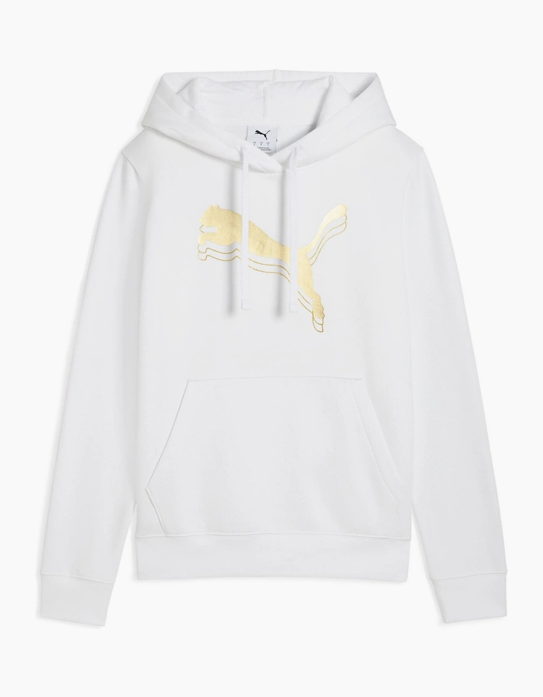 Puma Puma Women's Metallic Overhead Tech Fleece Hoodie - White