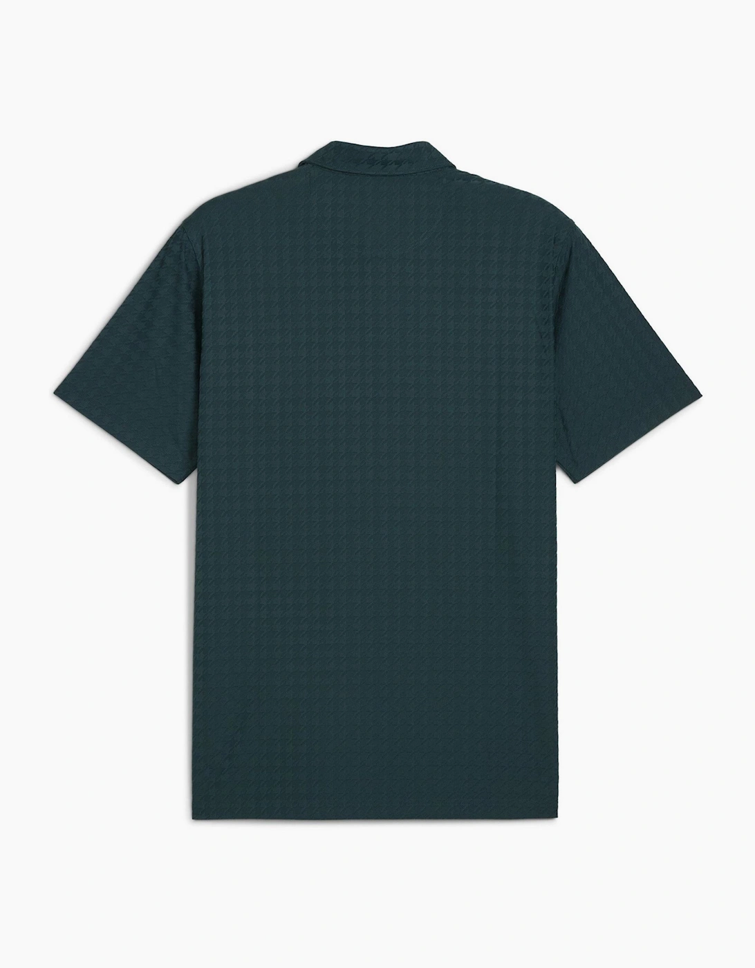 Mattr Houndstooth Short Sleeve Performance Polo Shirt