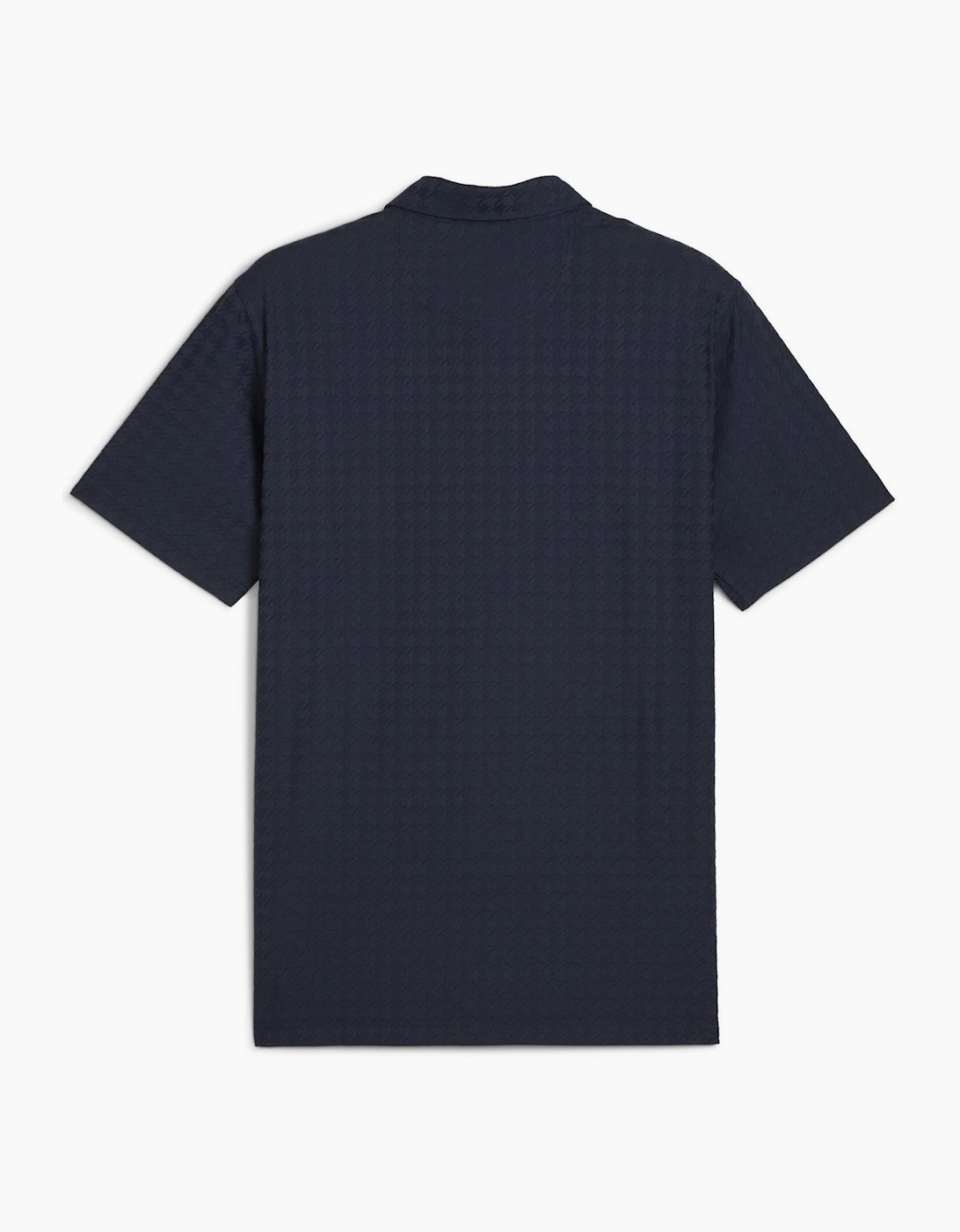 Mattr Houndstooth Short Sleeve Performance Polo Shirt