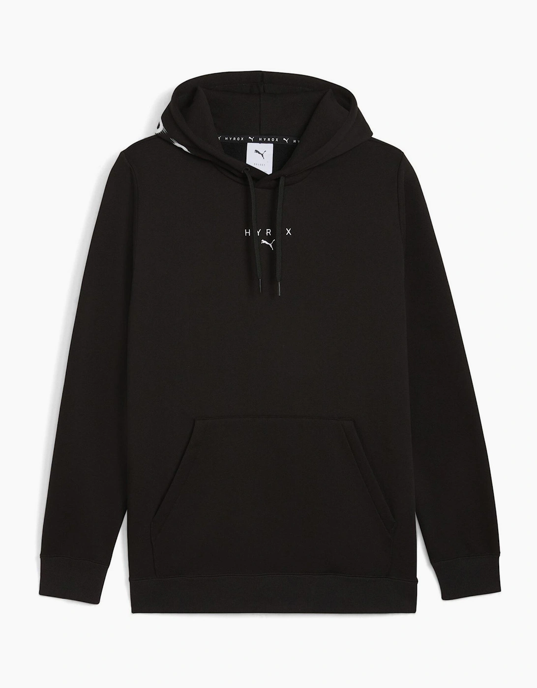 Puma Men's Black X Hyrox Heavyweight Performance Hoodie - Size 36