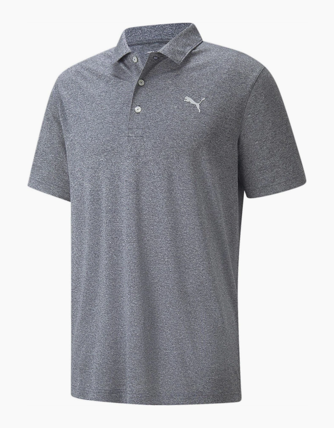 Mens Performance Heather Polo Shirt, 3 of 2