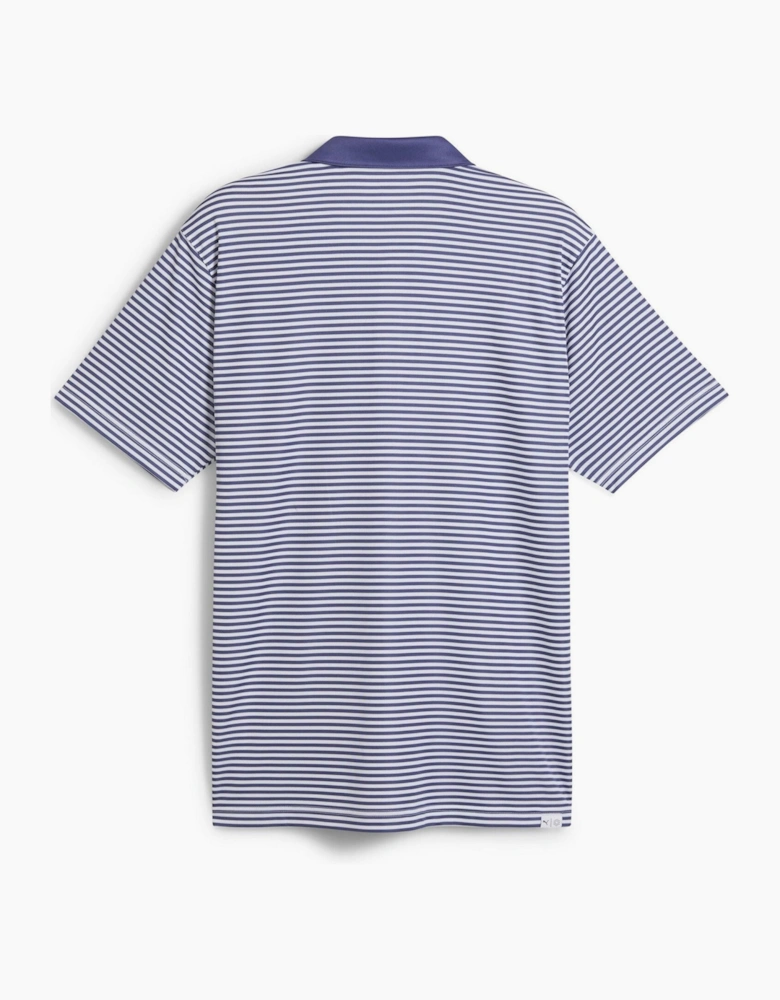 Pure 2.0 Striped Short Sleeve Performance Polo Shirt