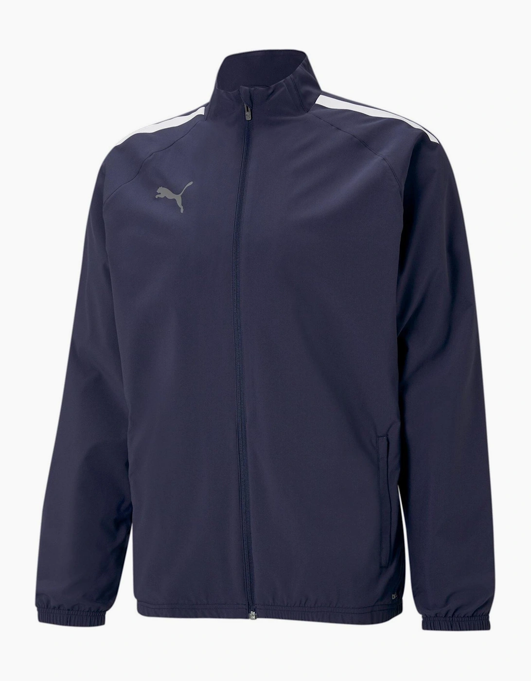 Puma Men's Navy Teamliga Sideline Jacket Tracksuit Top - Size 40/Regular