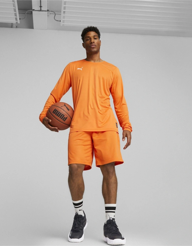 Hoops Team Long Sleeve Performance Gym Top