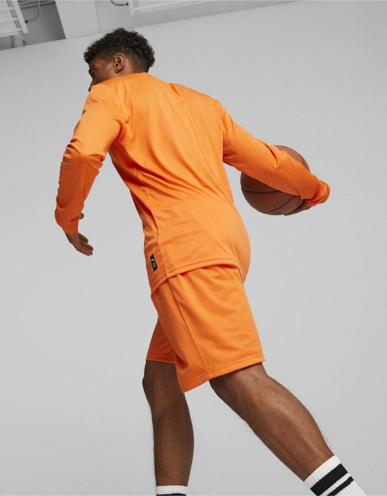 Hoops Team Long Sleeve Performance Gym Top