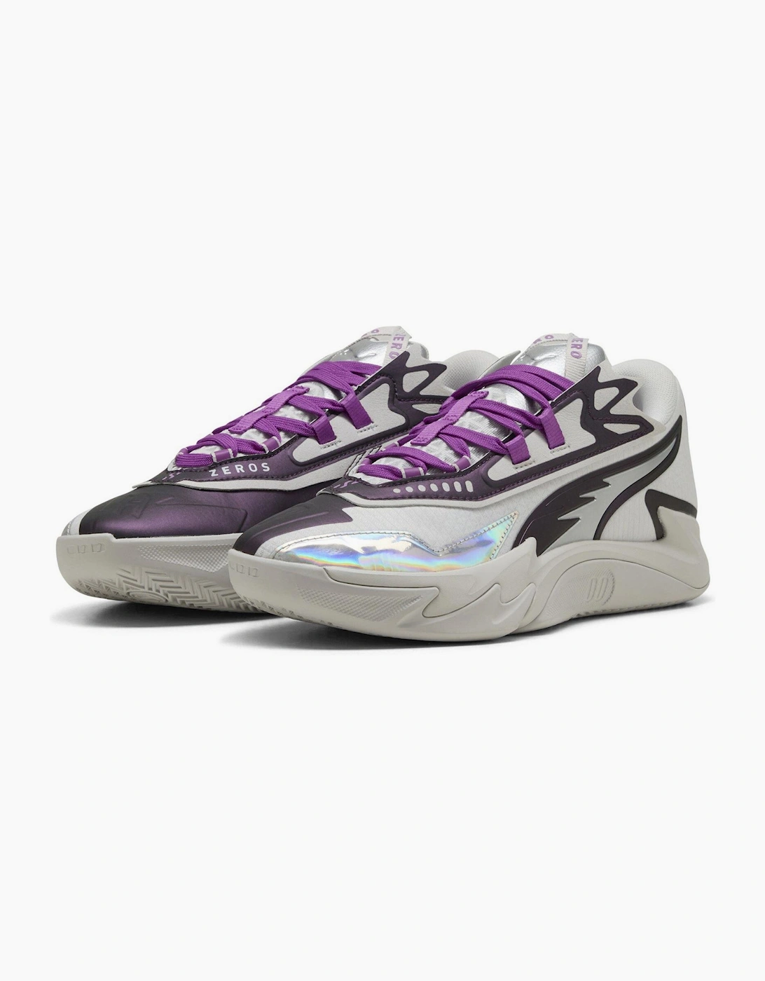 Puma Puma Men's Scoot Zeros Ii Sterling Basketball Trainers - Feather Gray