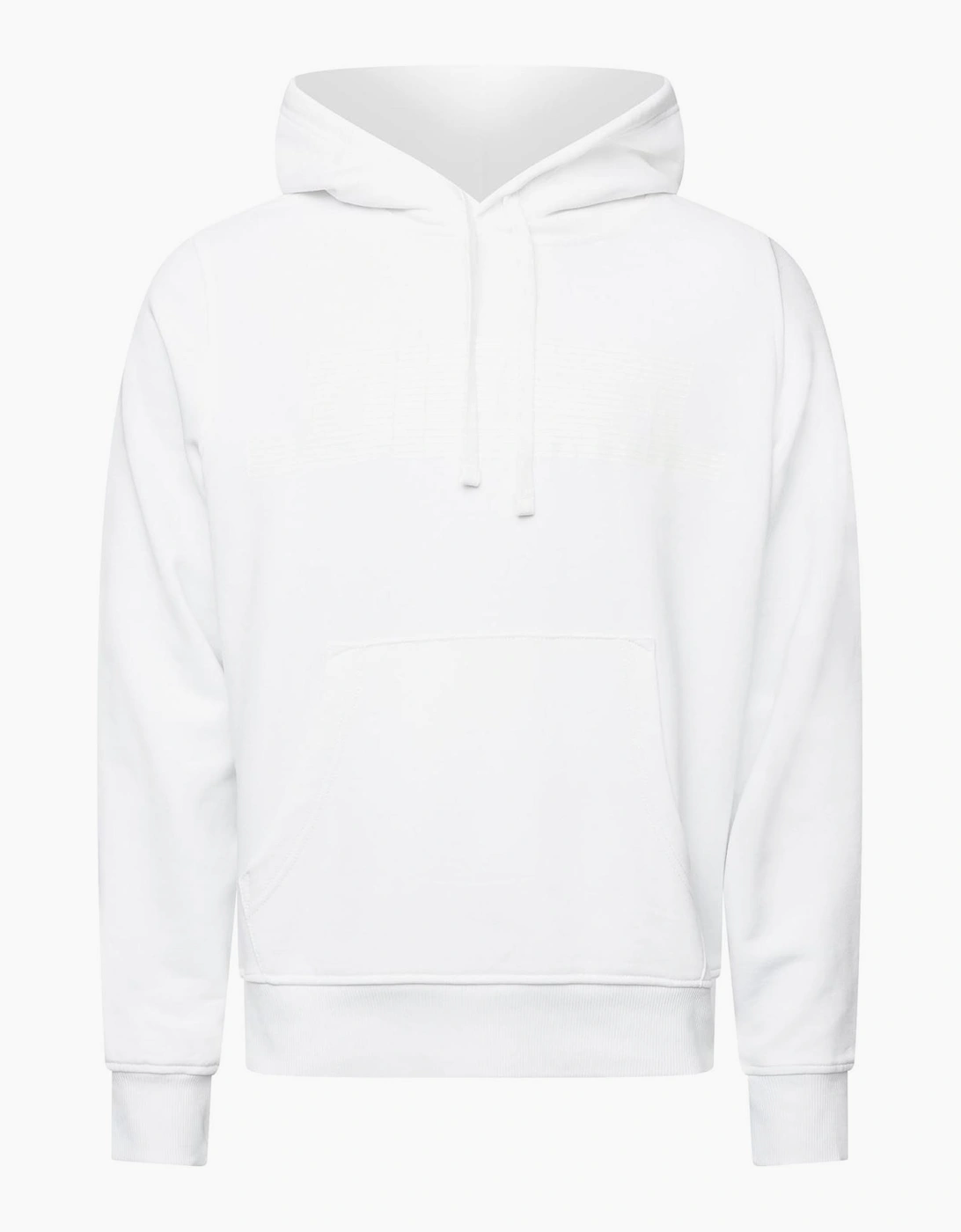 Diesel Men's White S Ginn Hood Over The Head Hoodie - Size 38