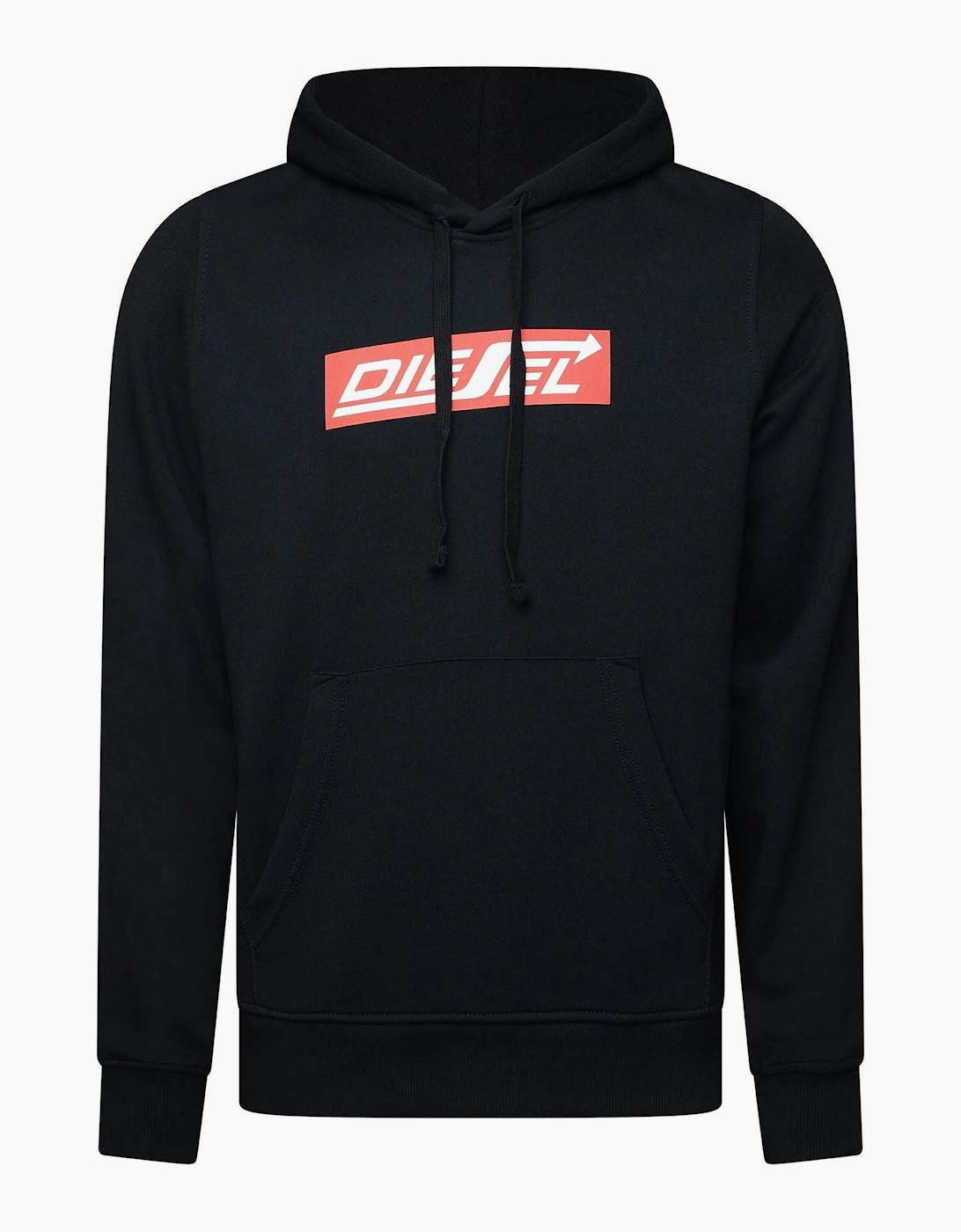 Diesel Men's Grey S Ginn Hood 2 Hoodie - Size 34