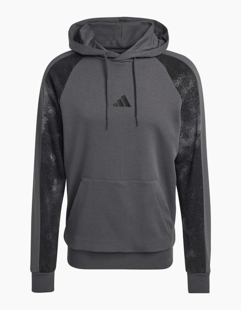 Camo Print Over The Head Hoodie