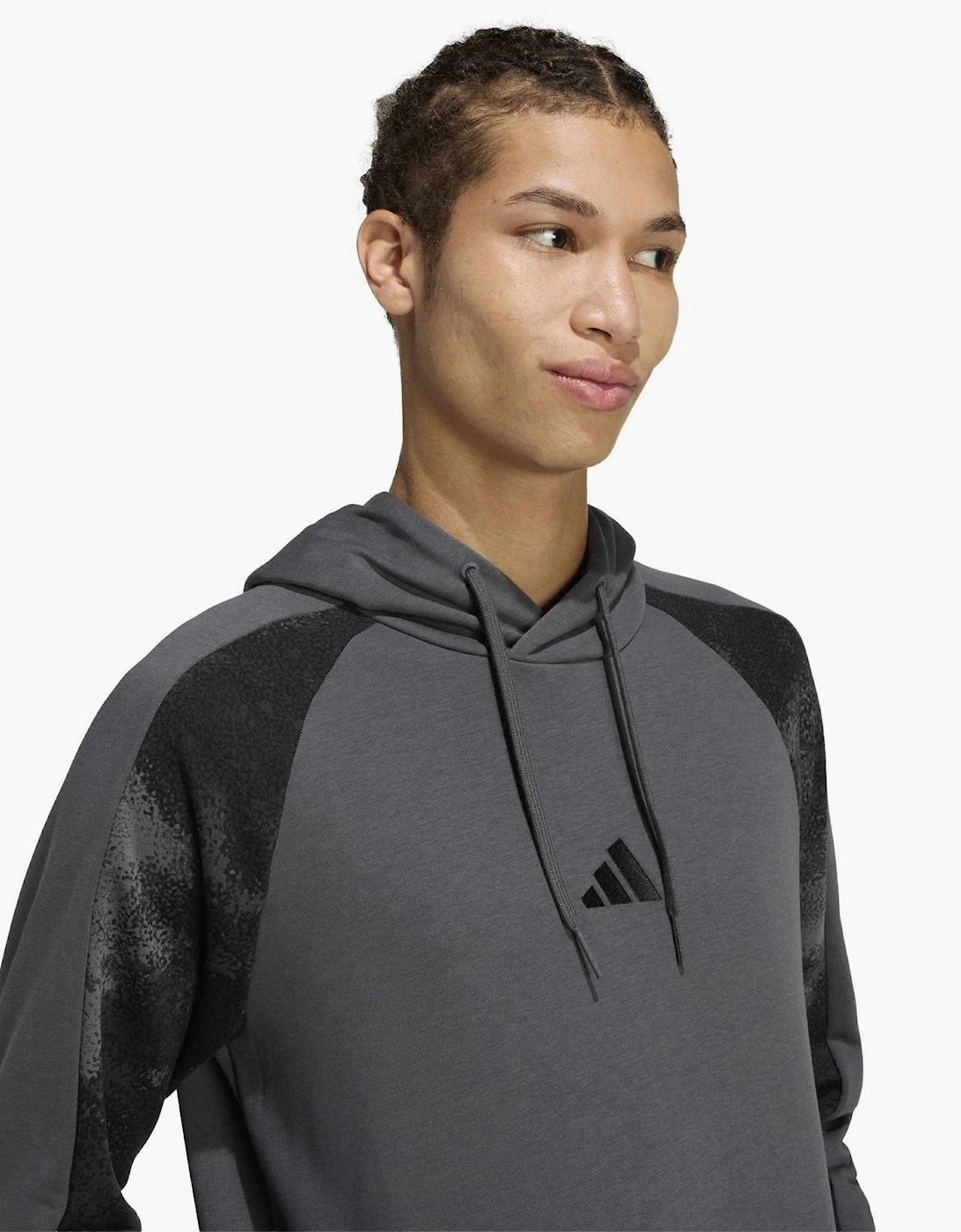 Camo Print Over The Head Hoodie