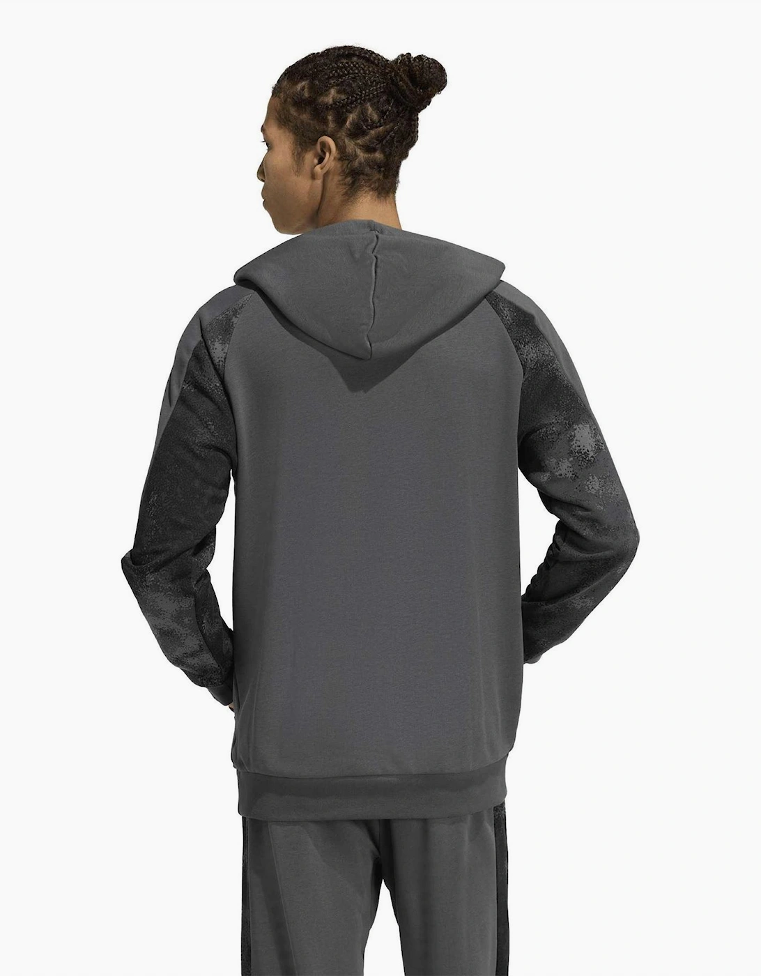 Camo Print Over The Head Hoodie