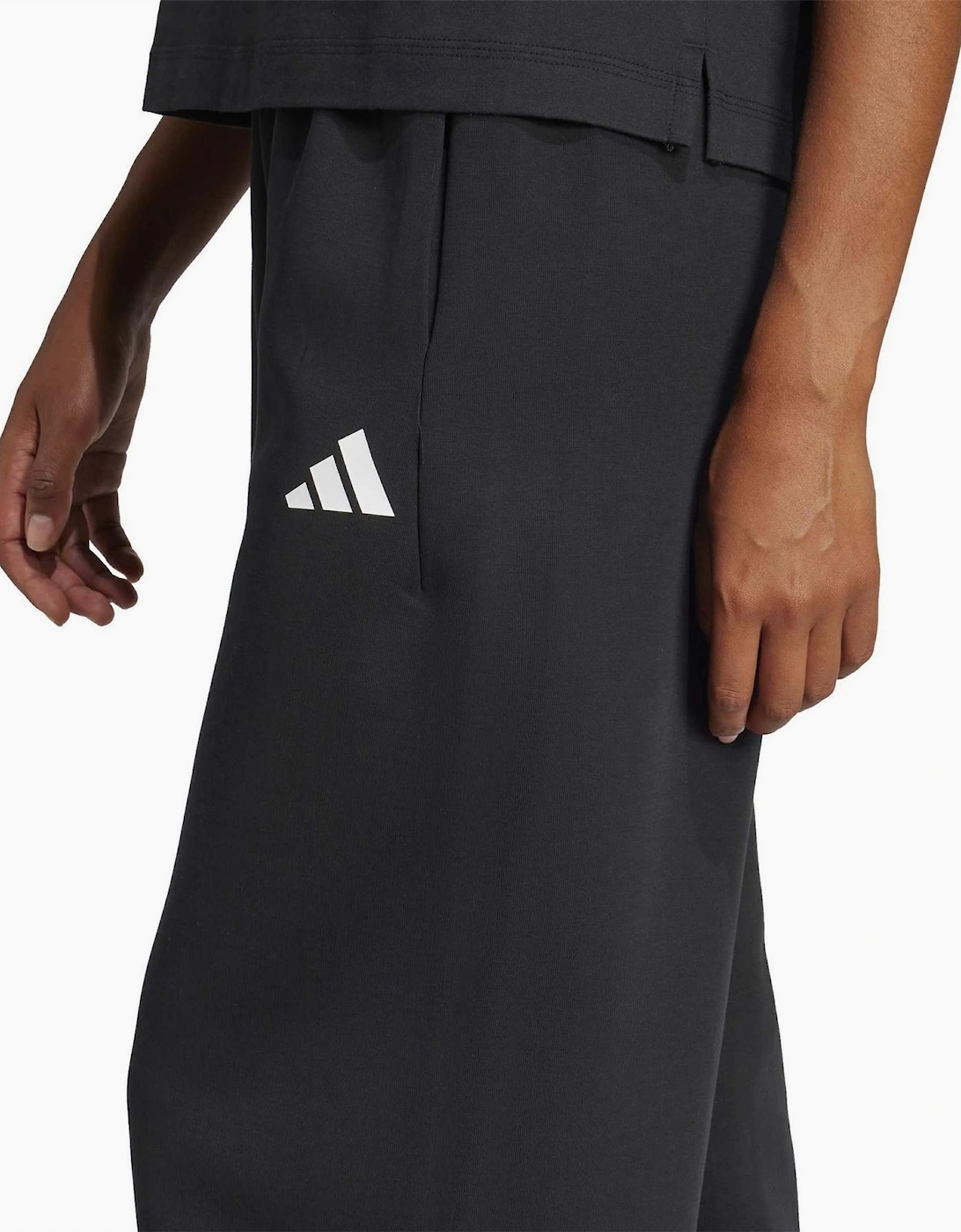 Open Hem Fleece Joggers