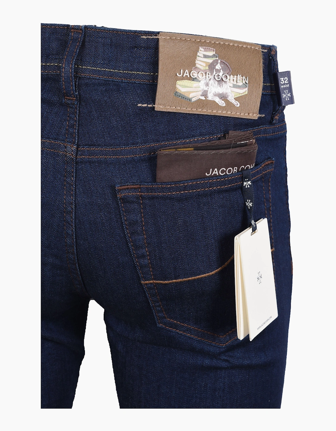 Jacob Cohen Men's JACOB COHEN BARD JEANS DARK DENIM - Navy