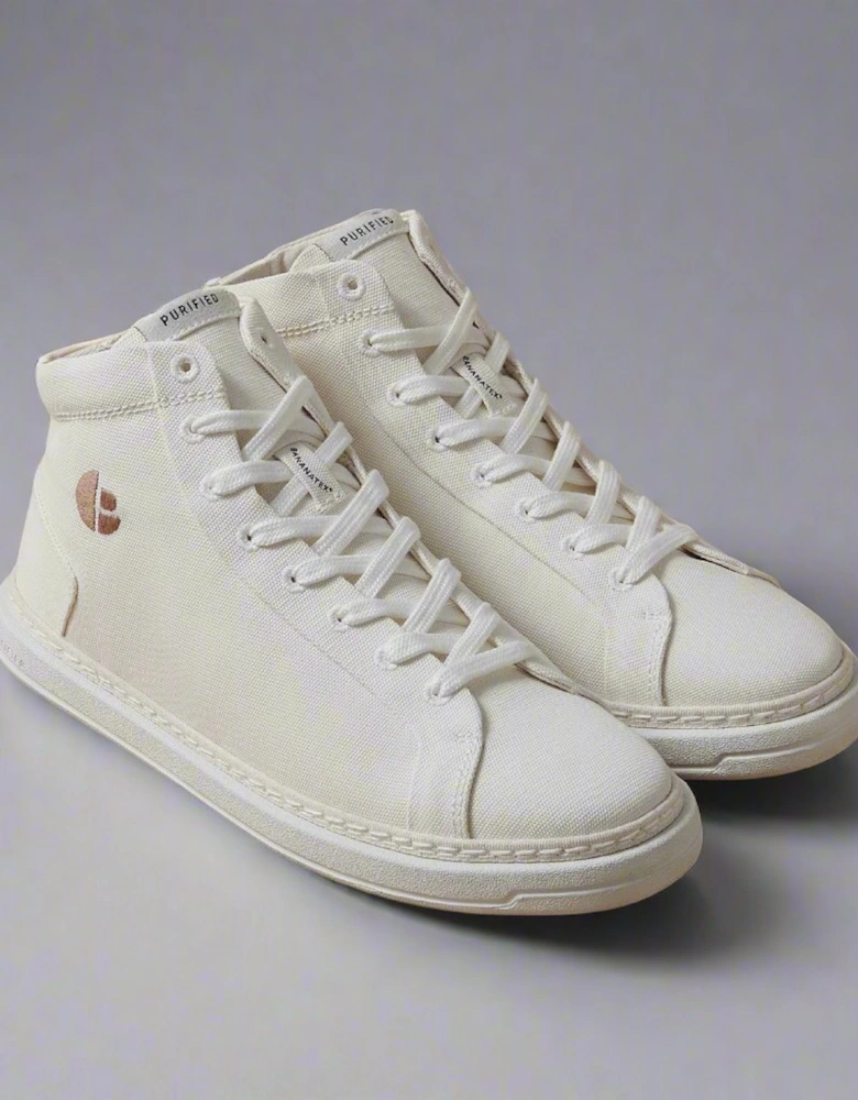 Abaca (High) - Ecru / White
