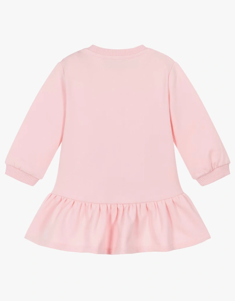 MOSCHINO BABY/ TODDLER GIRL SUGER ROSE DRESS MBV0BK