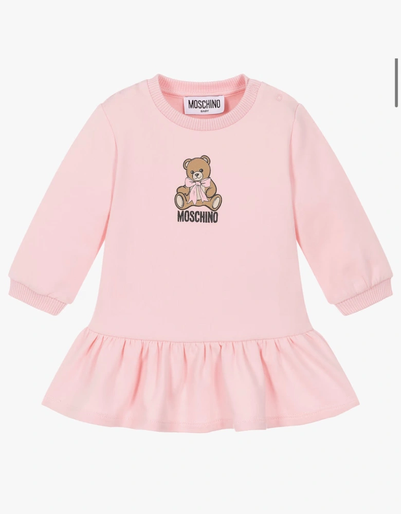 MOSCHINO BABY/ TODDLER GIRL SUGER ROSE DRESS MBV0BK