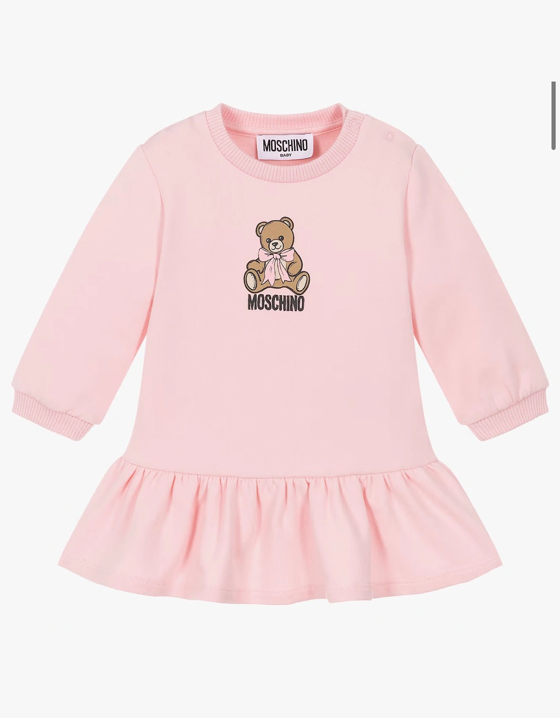 MOSCHINO BABY/ TODDLER GIRL SUGER ROSE DRESS MBV0BK, 4 of 3