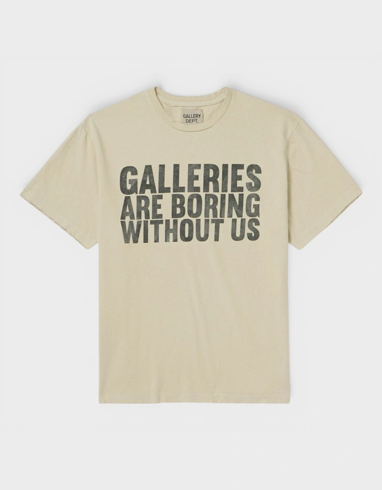 Boring Logo Tee Archival White