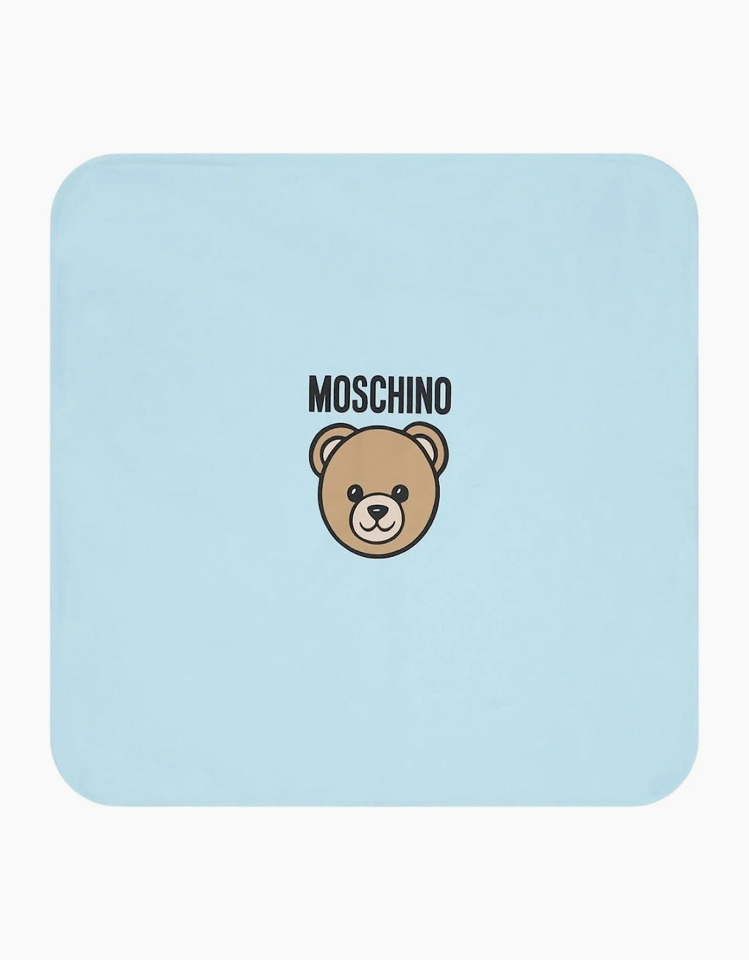 MOSCHINO BABY BOY SKY BLUE BLANKET MUB00O