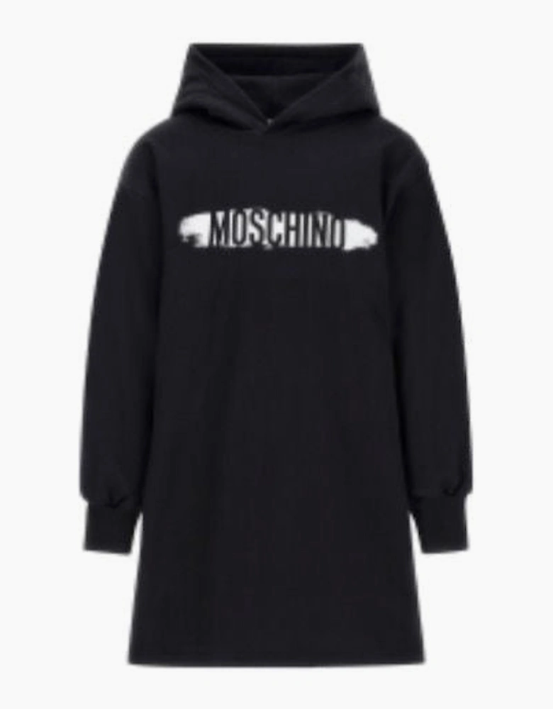 MOSCHINO BLACK HOODIE DRESS HDV0IC