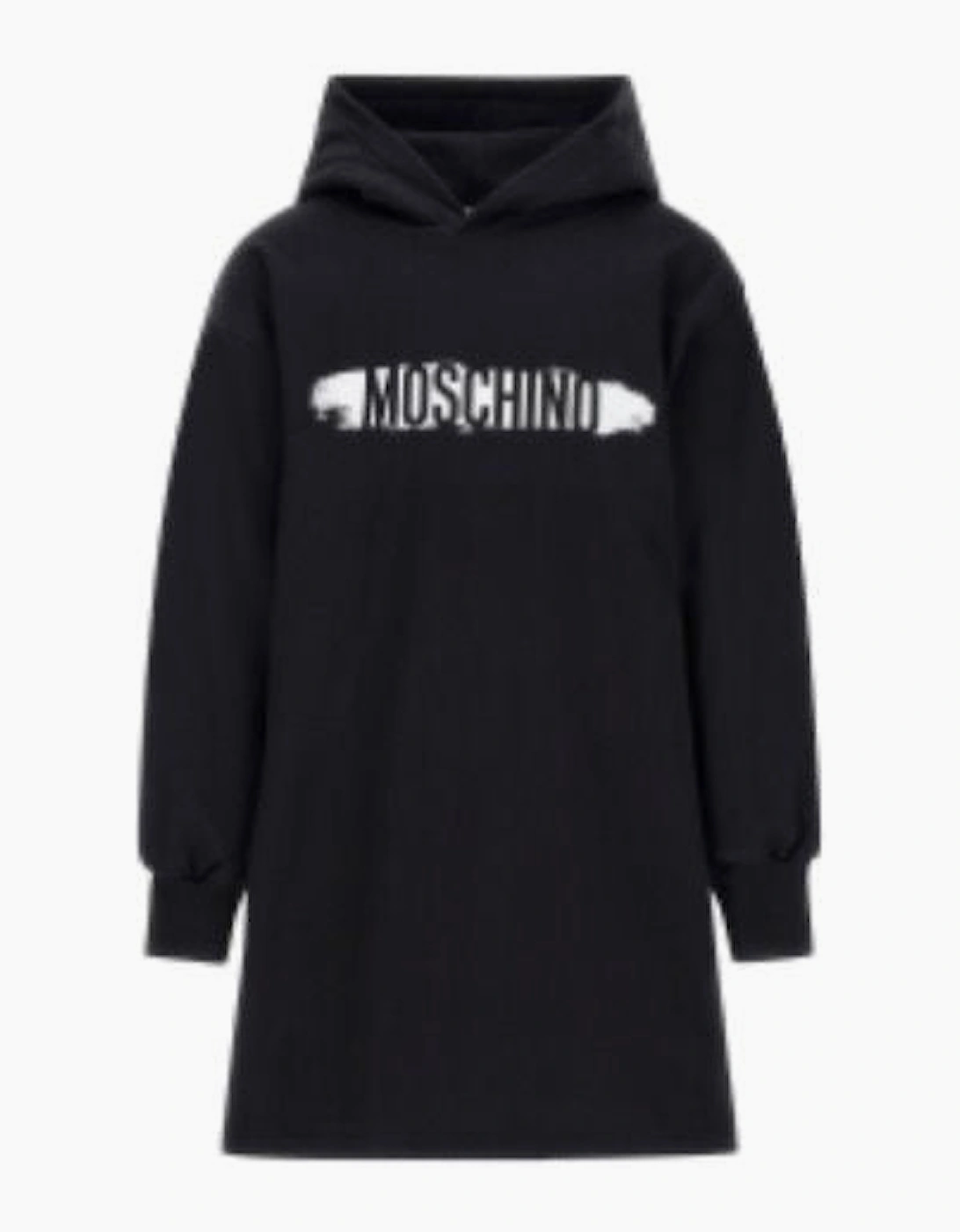 MOSCHINO BLACK HOODIE DRESS HDV0IC, 5 of 4