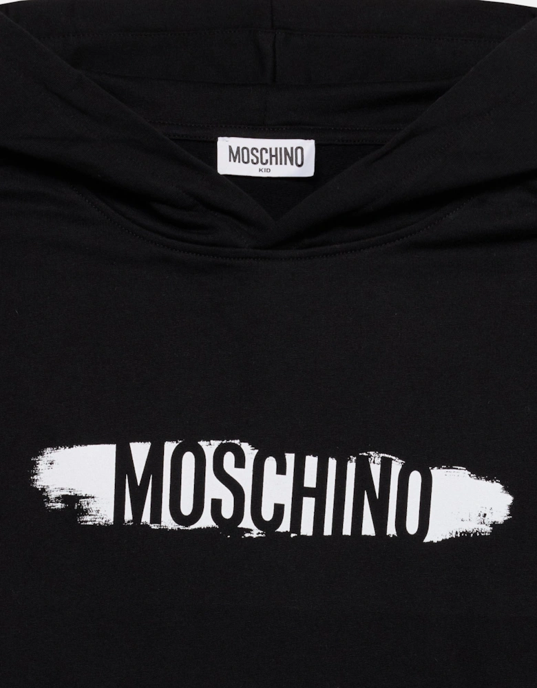 MOSCHINO BLACK HOODIE DRESS HDV0IC