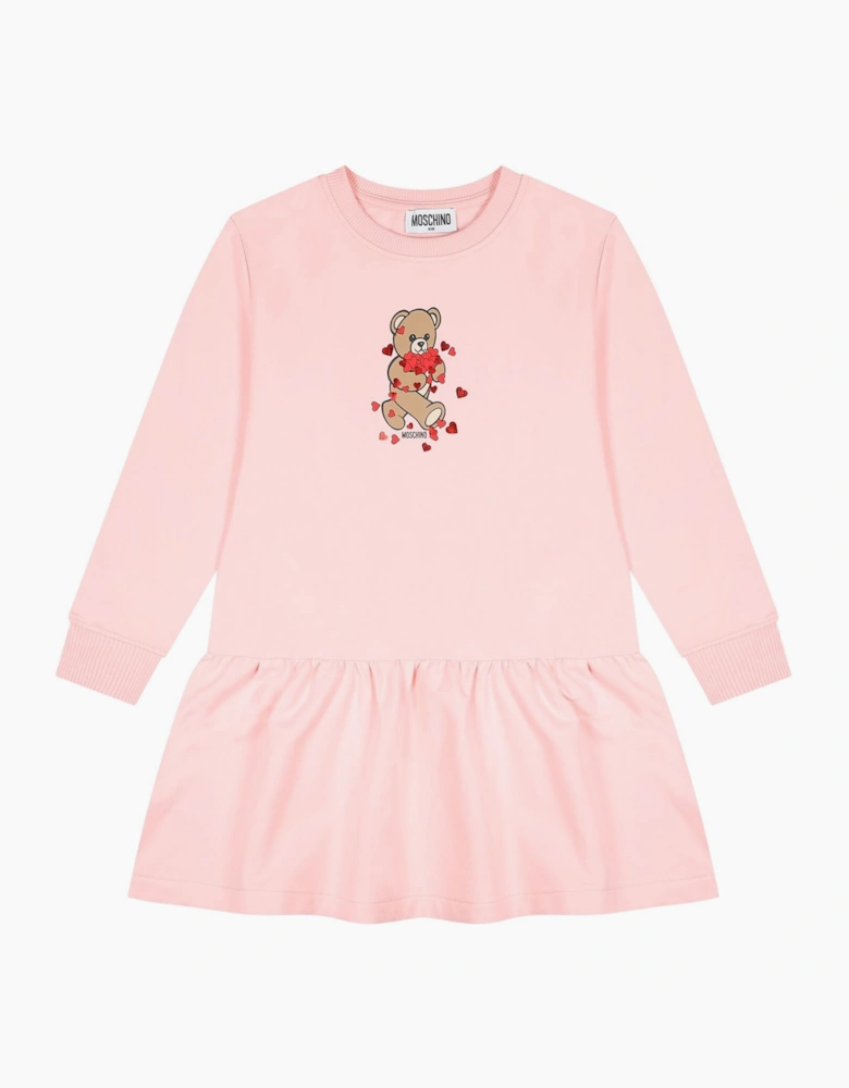 MOSCHINO GIRLS SUGAR ROSE DRESS HAV0H7