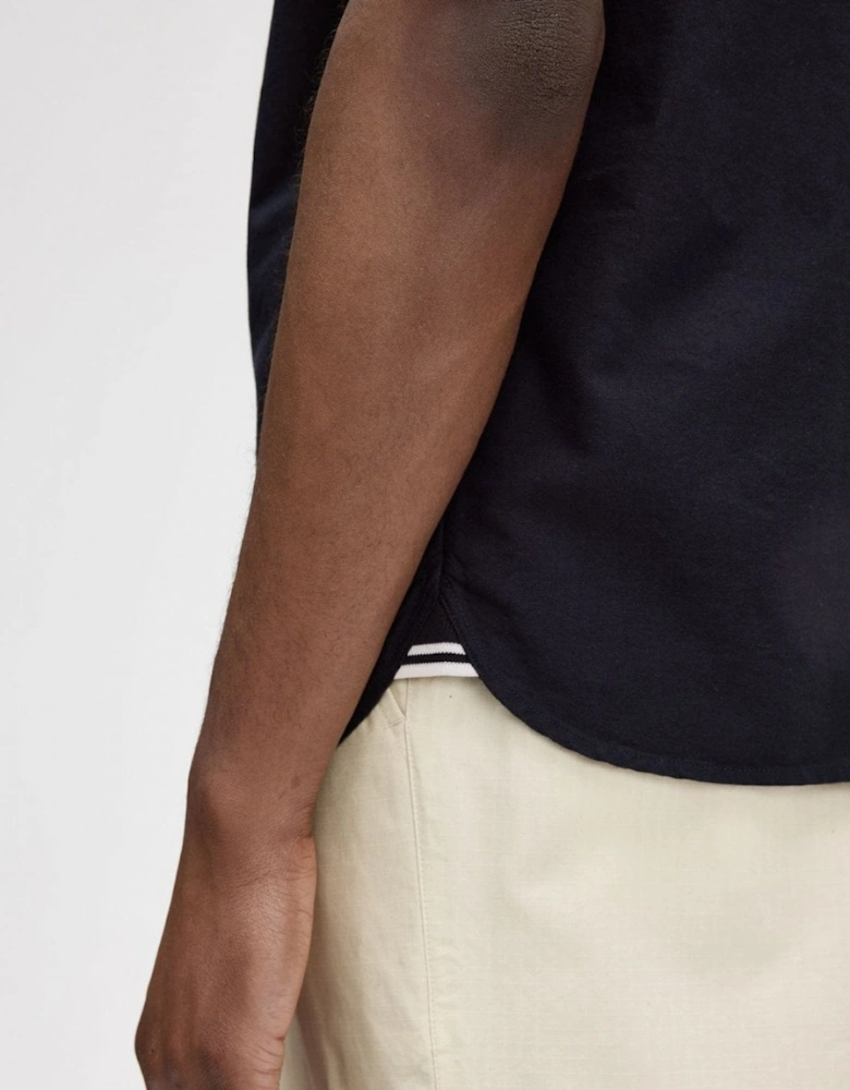Fred Perry Mens Oxford Shirt - Navy 608