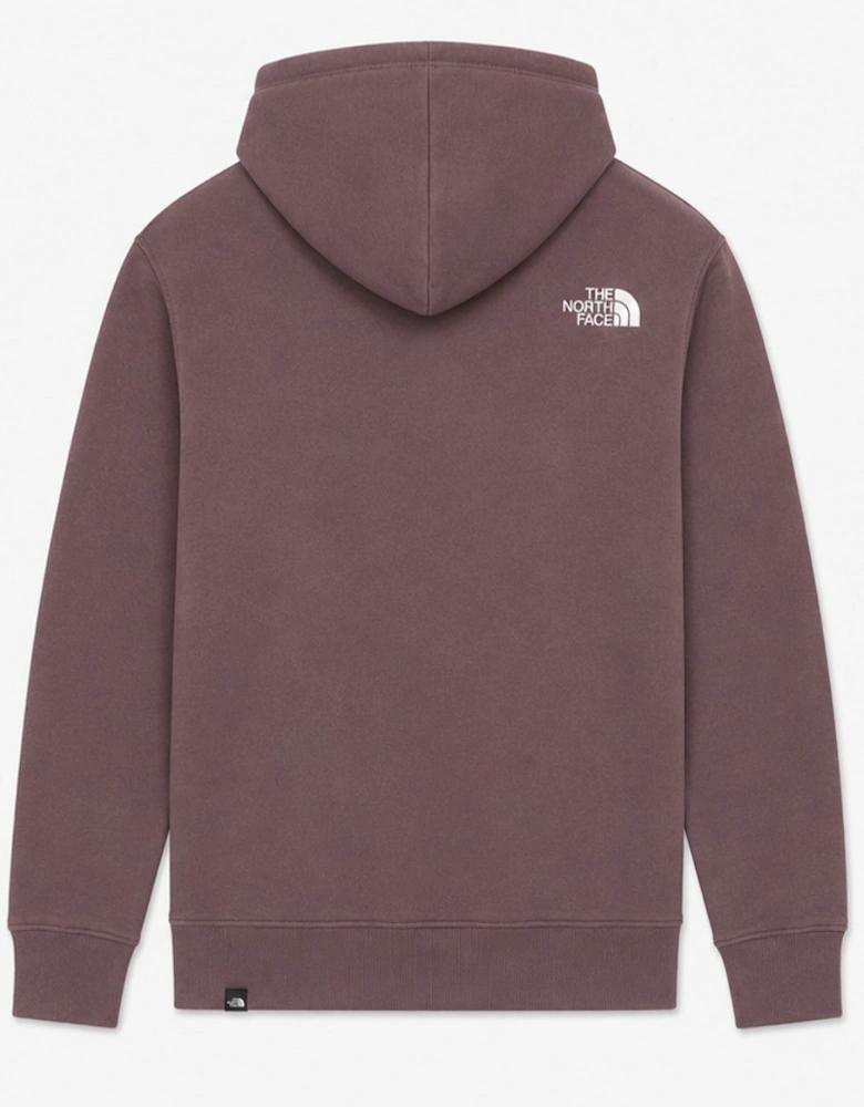 The North Face Men's Standard Half Dome Pullover Hoodie in Graphite Purple