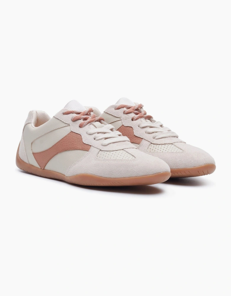 Hush Puppies Jovie Leather Women's TAUPE Trainers
