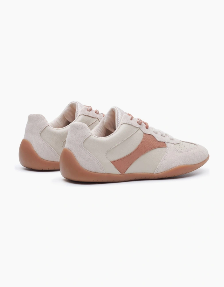 Hush Puppies Jovie Leather Women's TAUPE Trainers
