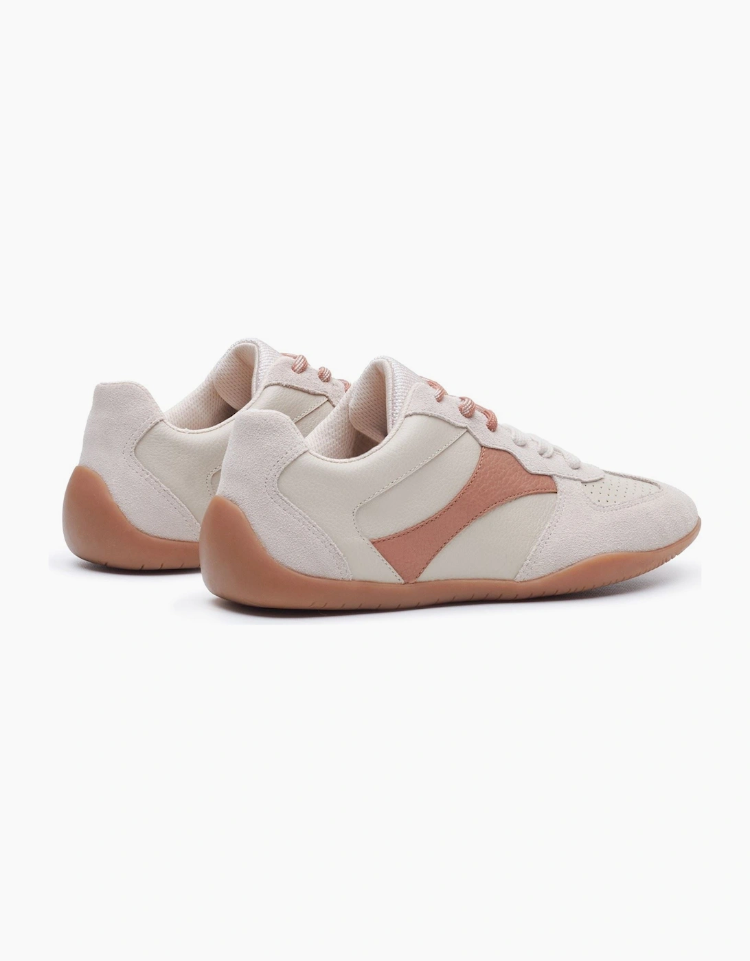Hush Puppies Jovie Leather Women's TAUPE Trainers
