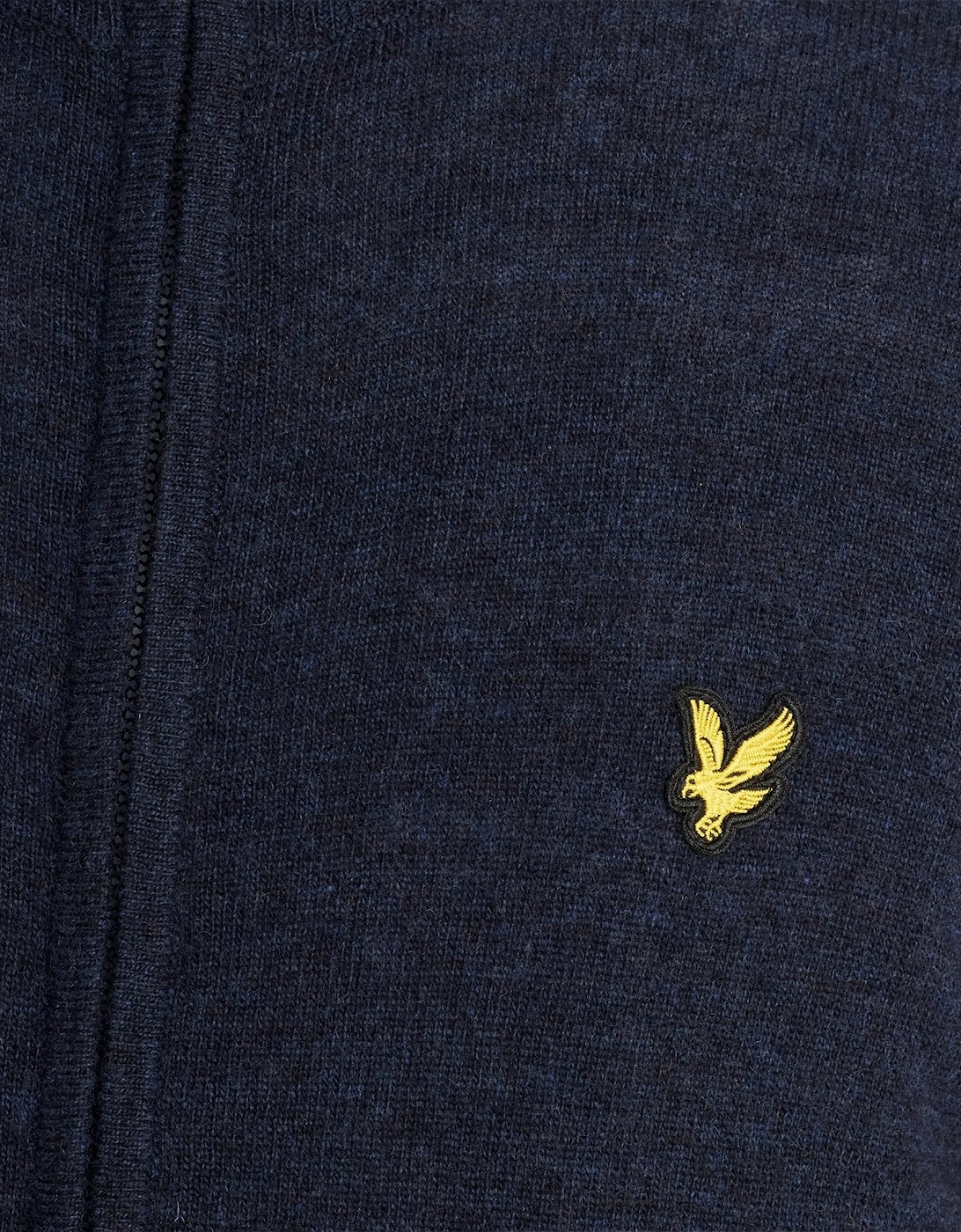 Lambswool Blend Zip Cardigan